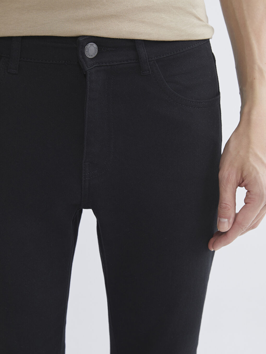 Siyah 760 Skinny Fit Erkek Jean Pantolon-4