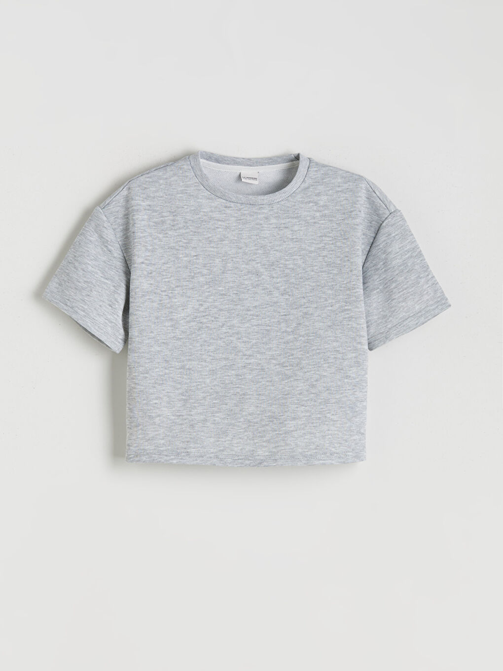 Crew Neck Girls' T-Shirt and Sweatpants-1