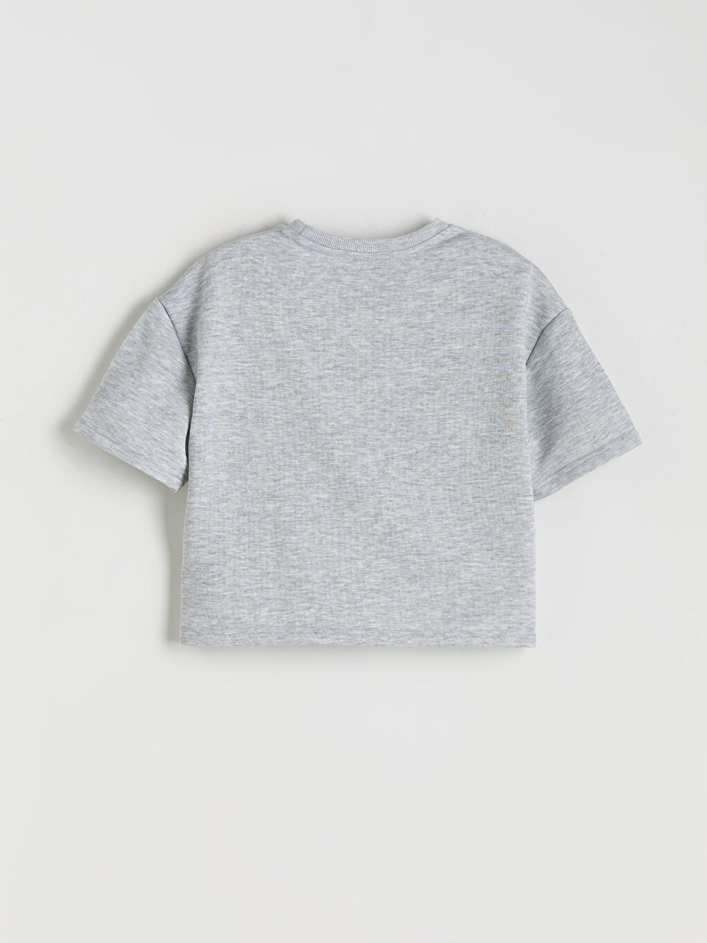 Crew Neck Girls' T-Shirt and Sweatpants-2