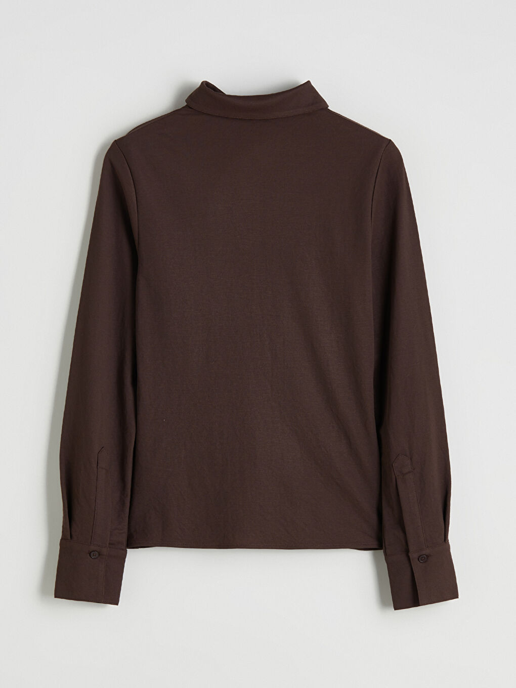 Collared Neck Ruched Blouse-1