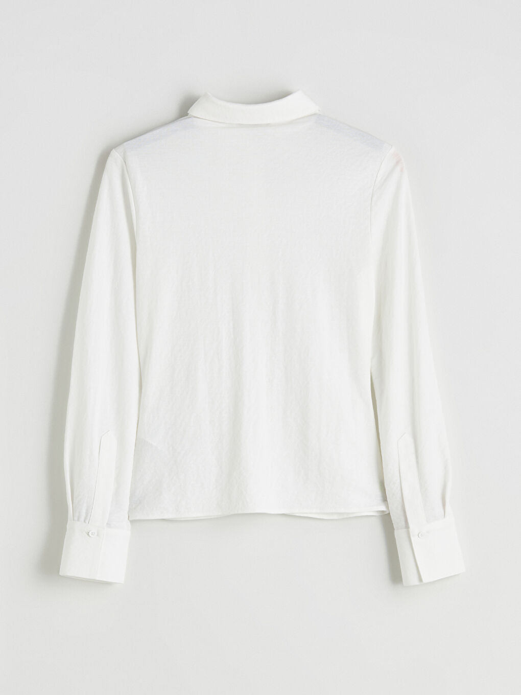 Collared Neck Ruched Blouse-5