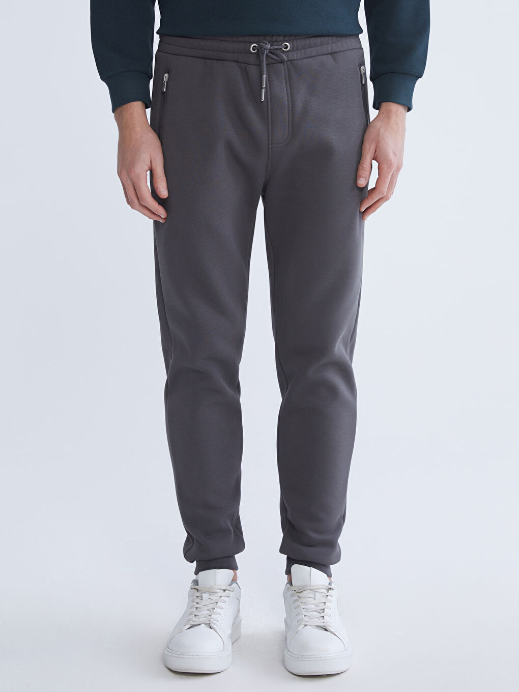 Gri Standart Kalıp Erkek Jogger Eşofman Altı-1