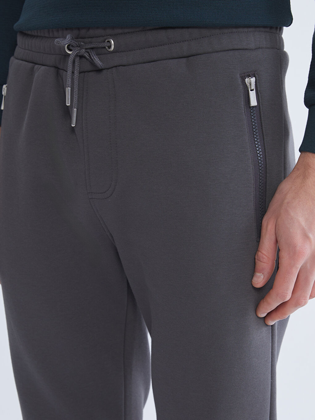 Gri Standart Kalıp Erkek Jogger Eşofman Altı-2