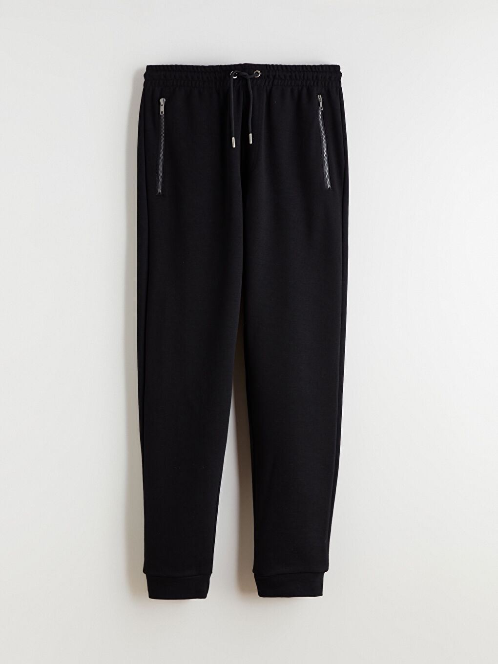 Siyah Standart Kalıp Erkek Jogger Eşofman Altı-4