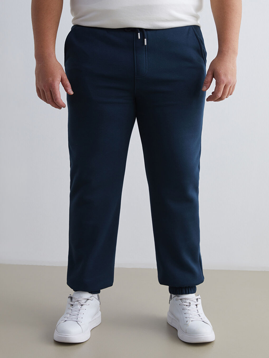 Lacivert Standart Kalıp Erkek Jogger Eşofman Altı-1