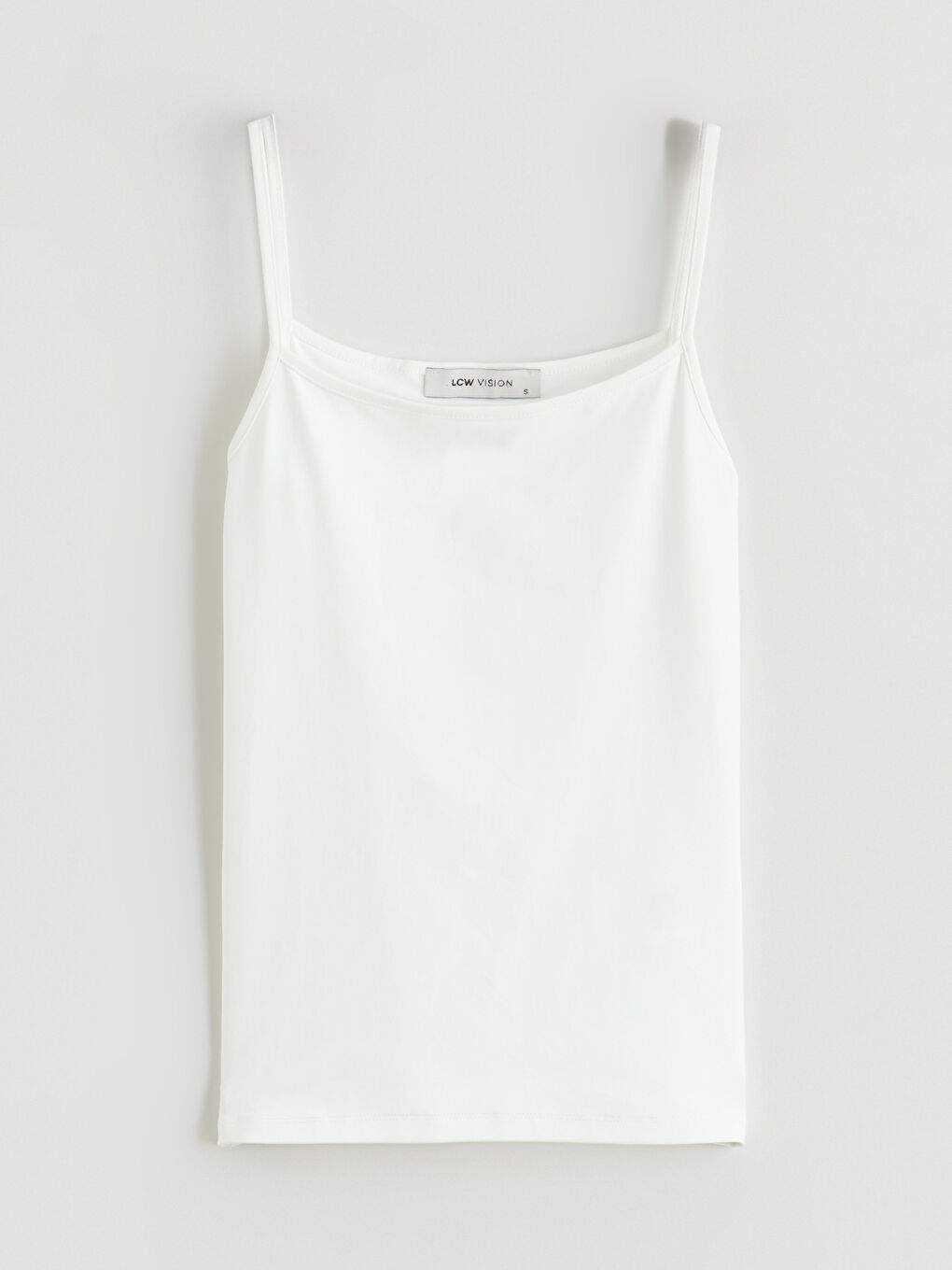 Ekru Kare Yaka Kadın Atlet-4