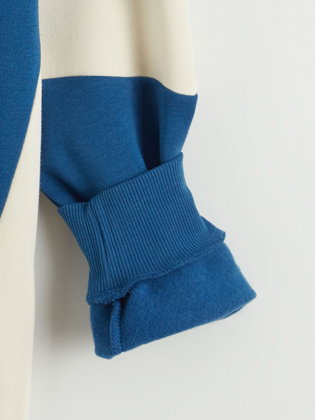 Mavi Bisiklet Yaka One Piece Baskılı Erkek Sweatshirt-6