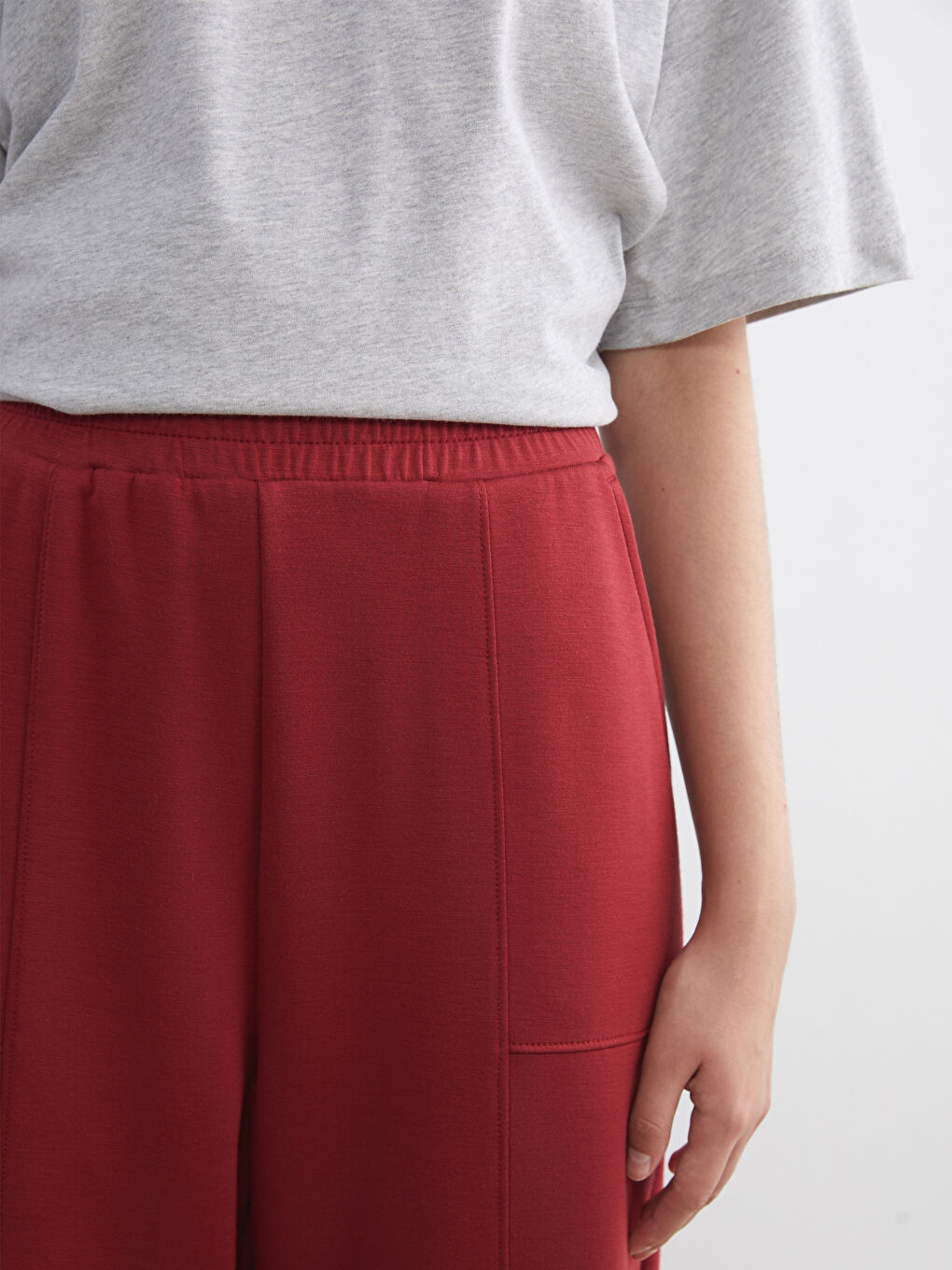 Women's Sweatpants with Elastic Waist-2