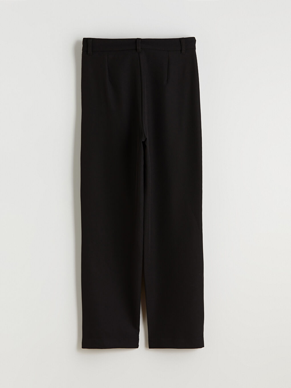 Siyah Standart Fit Kadın Pantolon-5