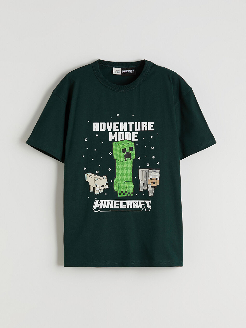 Rundhalsausschnitt Minecraft Bedrucktes T-Shirt für Jungen