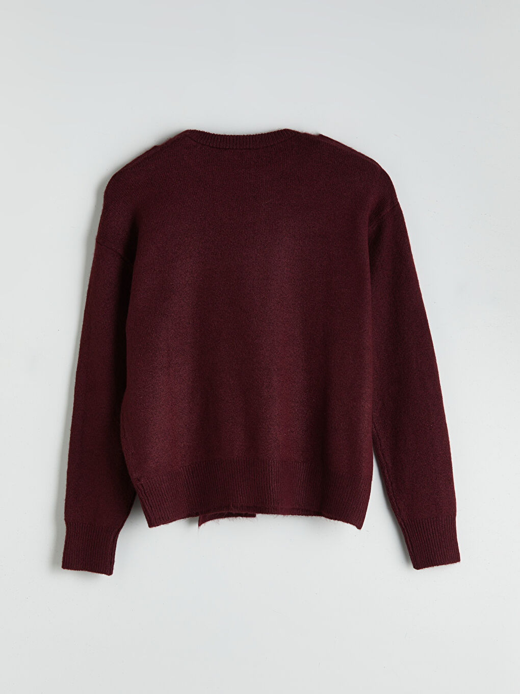 Džemper od trikotaže sa okruglim izrezom za žene-6