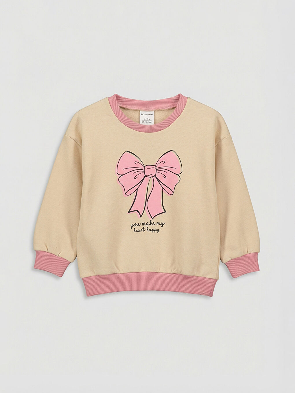 Mädchen BEIGE Sweatshirt