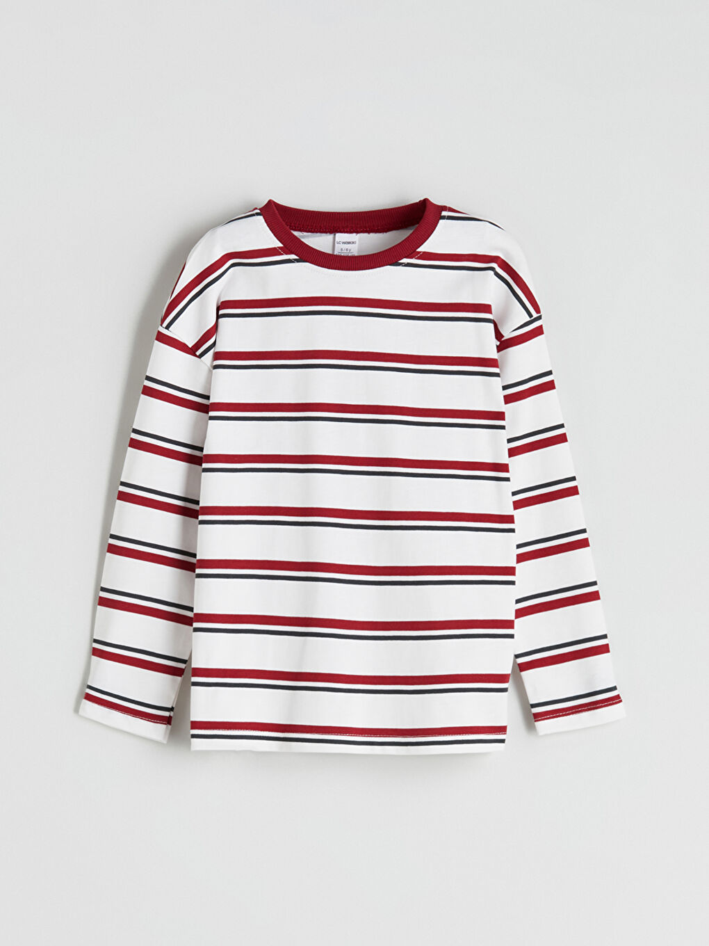 Crew Neck Striped Boys' T-Shirt