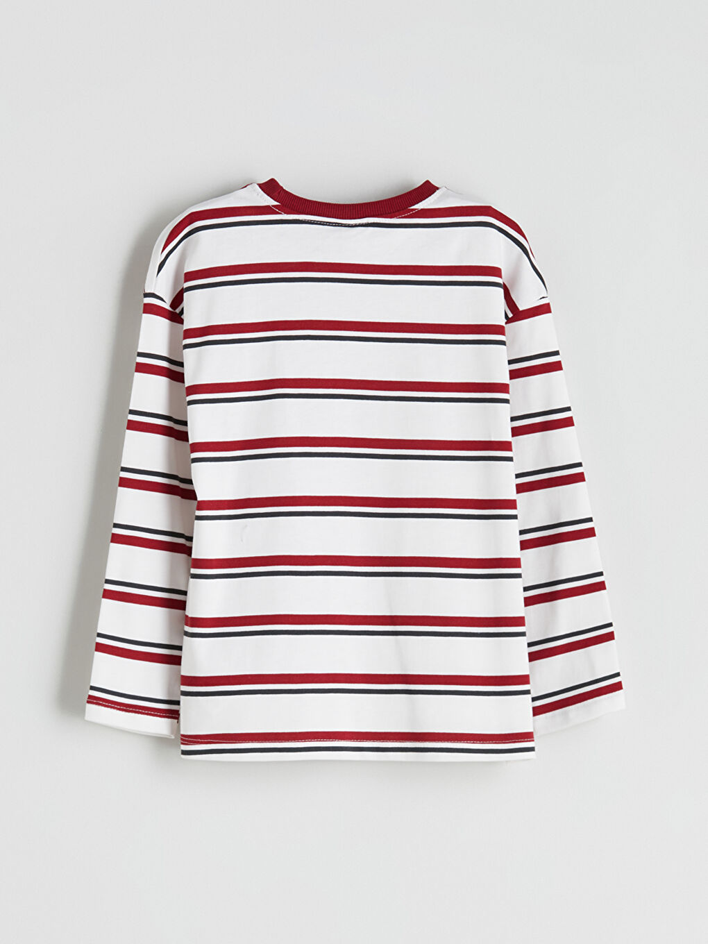Crew Neck Striped Boys' T-Shirt-2