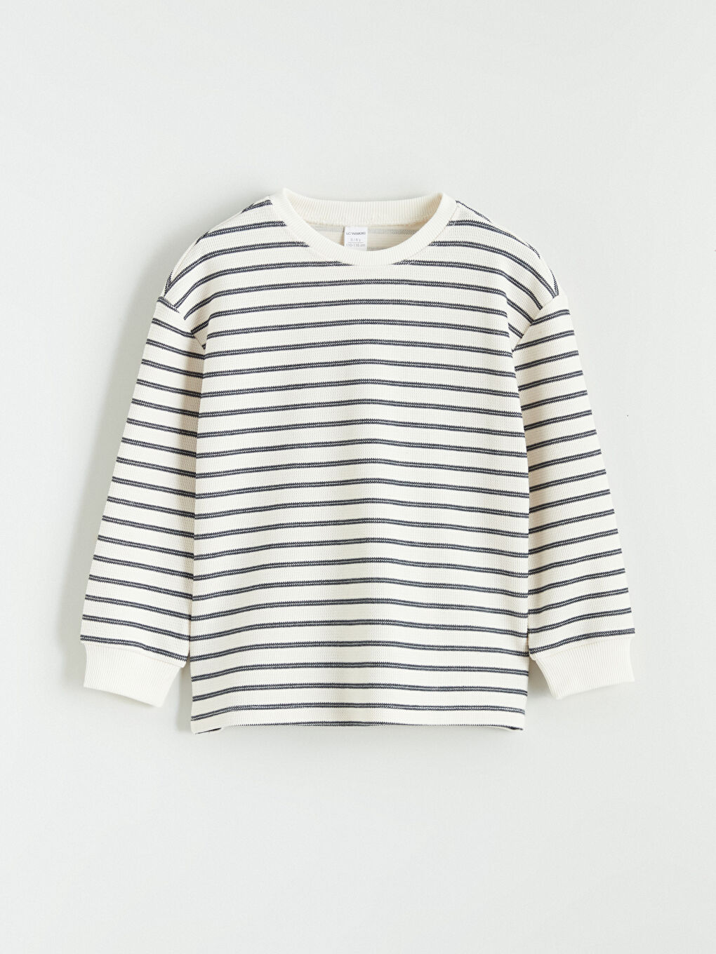Crew Neck Striped Boys' Sweatshirt