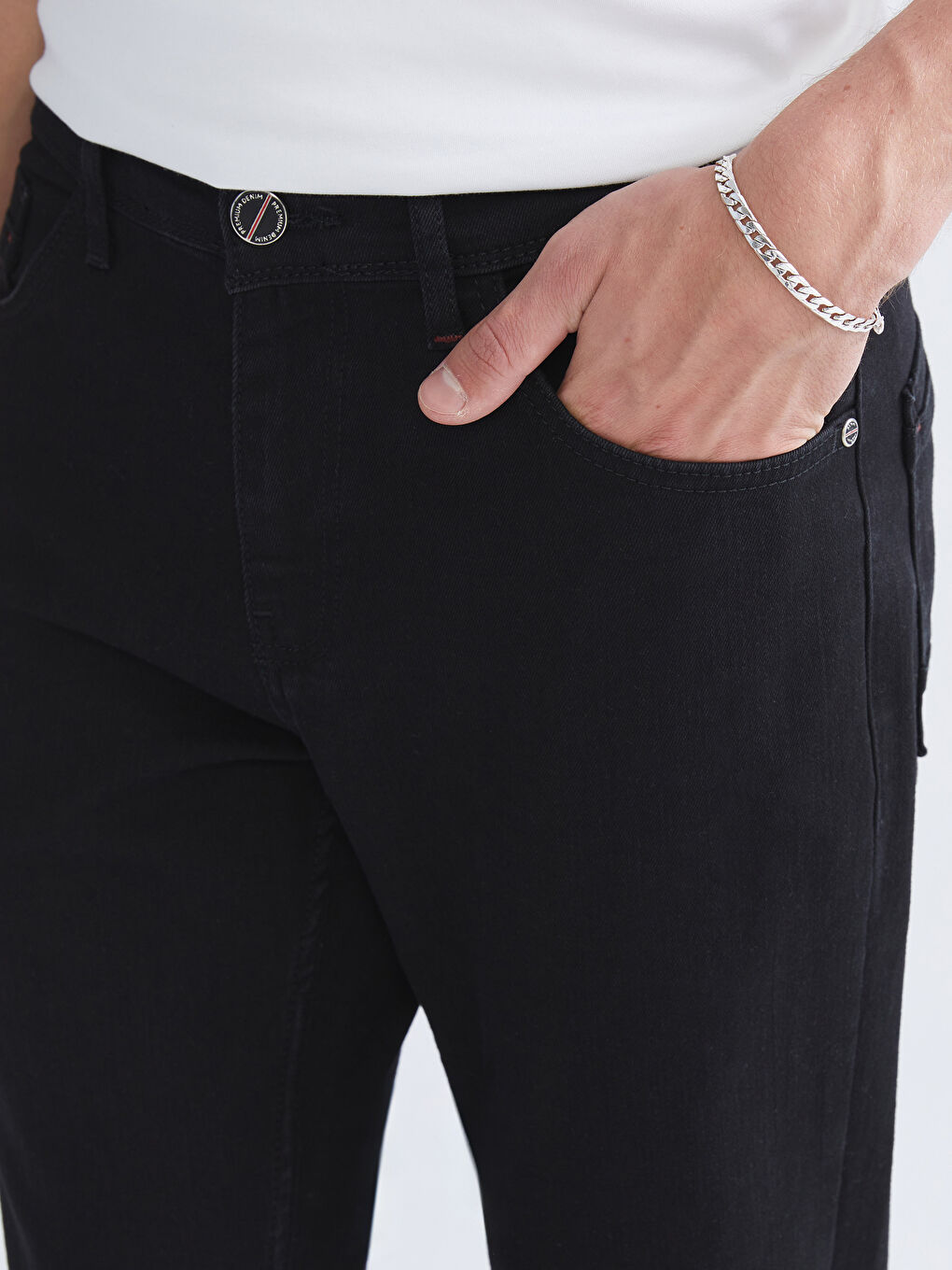 Siyah 779 Regular Fit Erkek Jean Pantolon-2