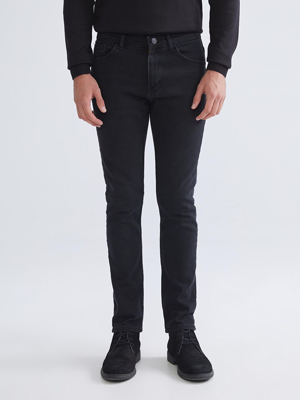 Siyah 750 Slim Fit Erkek Jean Pantolon-1