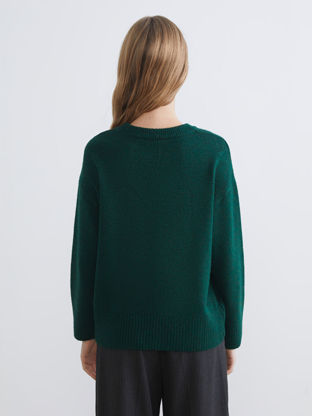 Woman GREEN Sweater-3