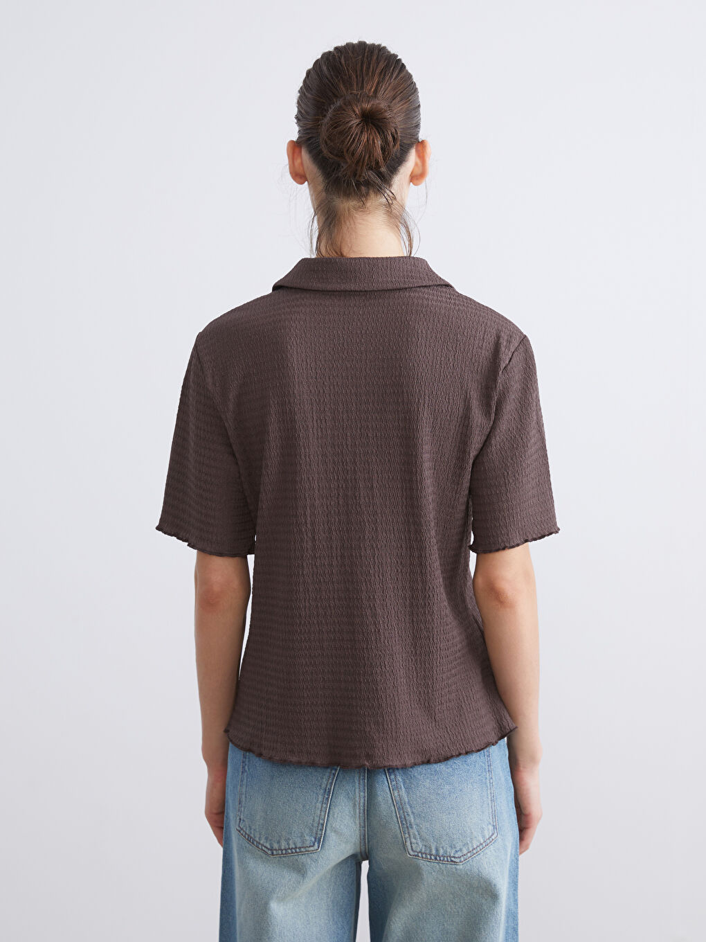 Textured Women's Shirt-3
