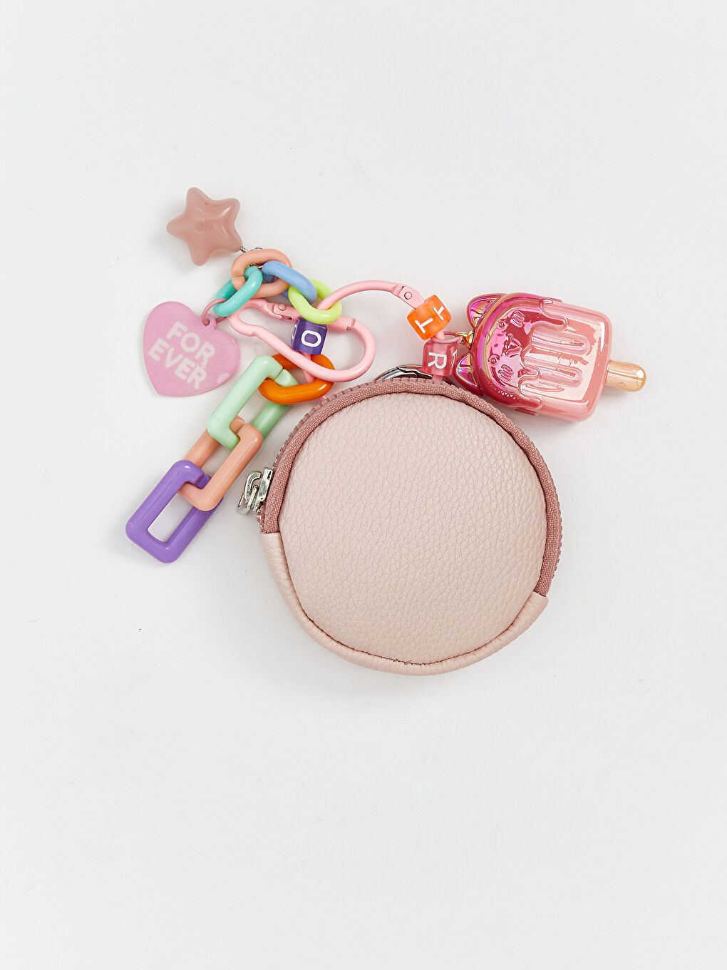 Karışık İpli Kadın Bozuk Para Cüzdanı-4