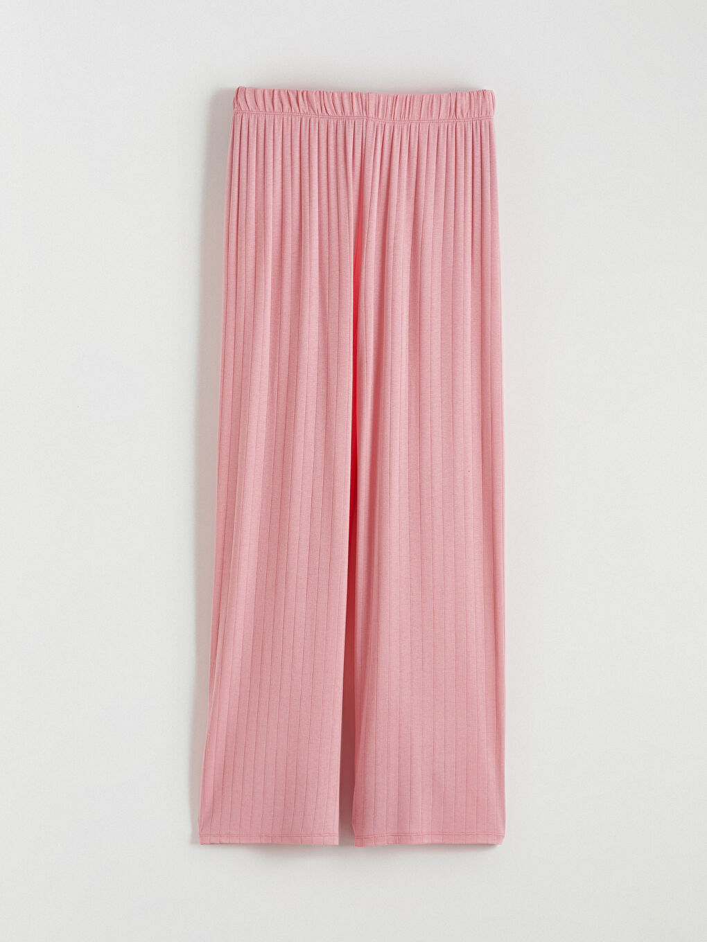 Pembe Bisiklet Yaka Kadın Pijama Takımı-8