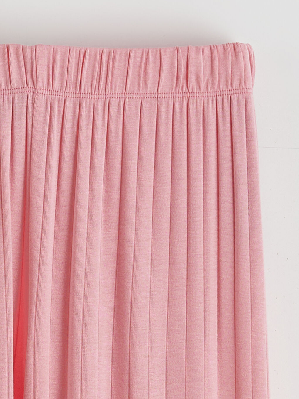 Pembe Bisiklet Yaka Kadın Pijama Takımı-10