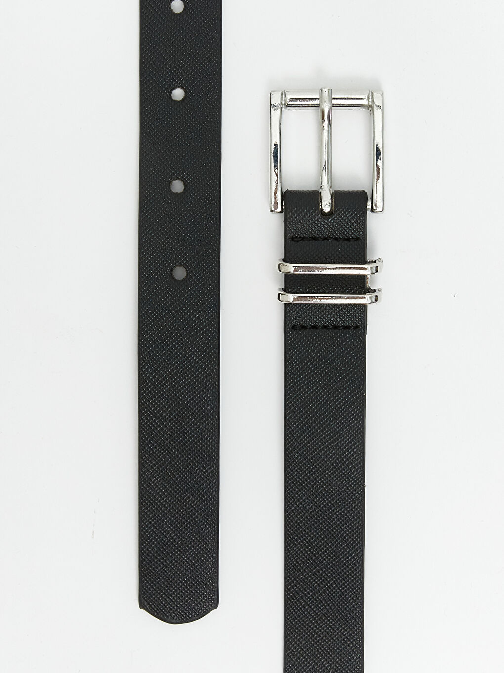 Faux Leather Women's Belt 2 Pack-2