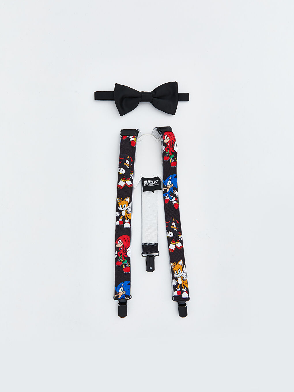 Karışık Sonic Baskılı Erkek Çocuk Pantolon Askısı-1