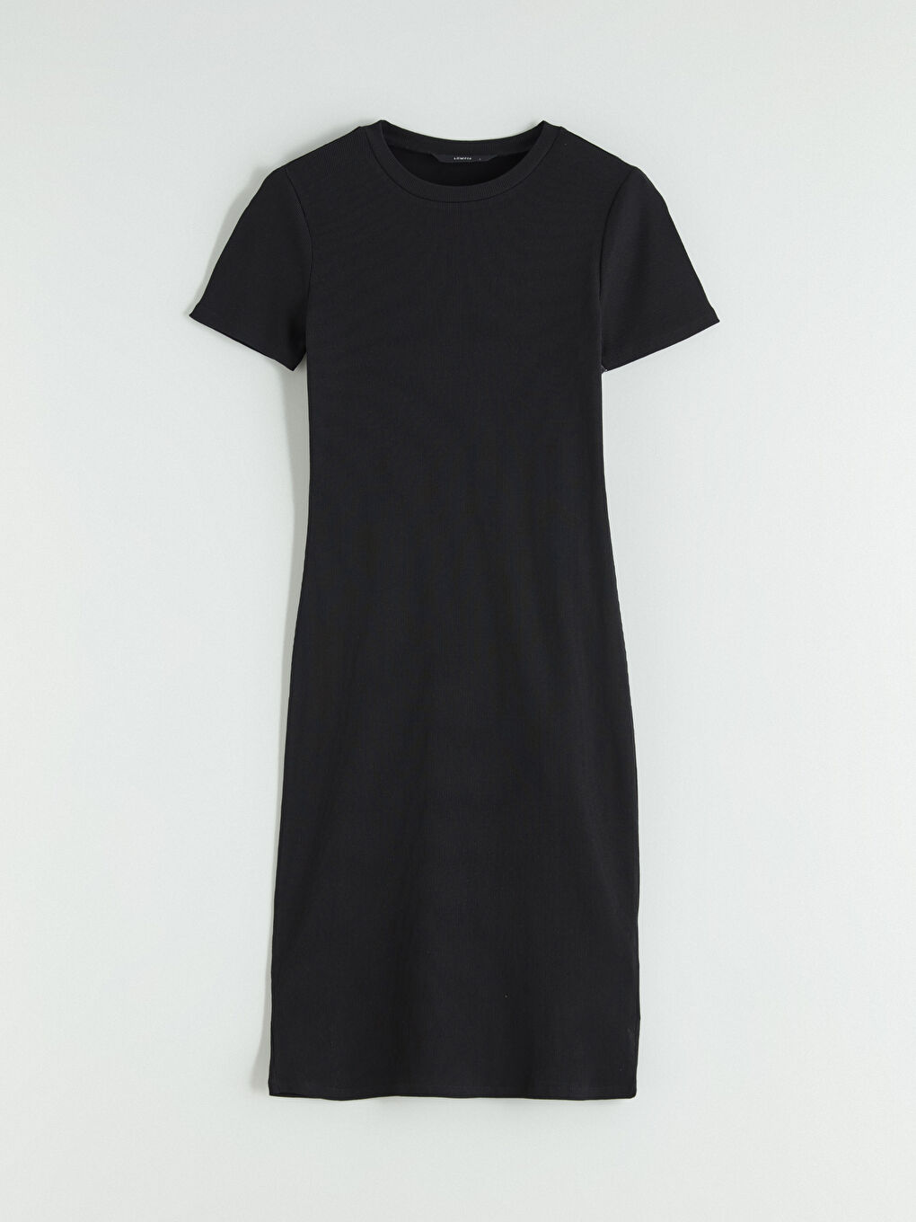 Crew Neck Women's T-Shirt Dress-4