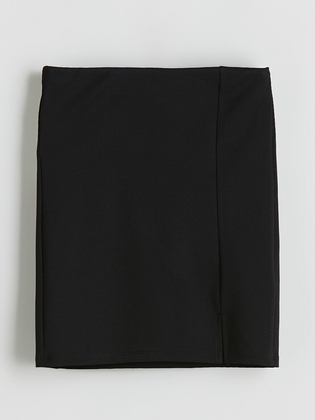 Siyah Beli Lastikli Mini Etek-4