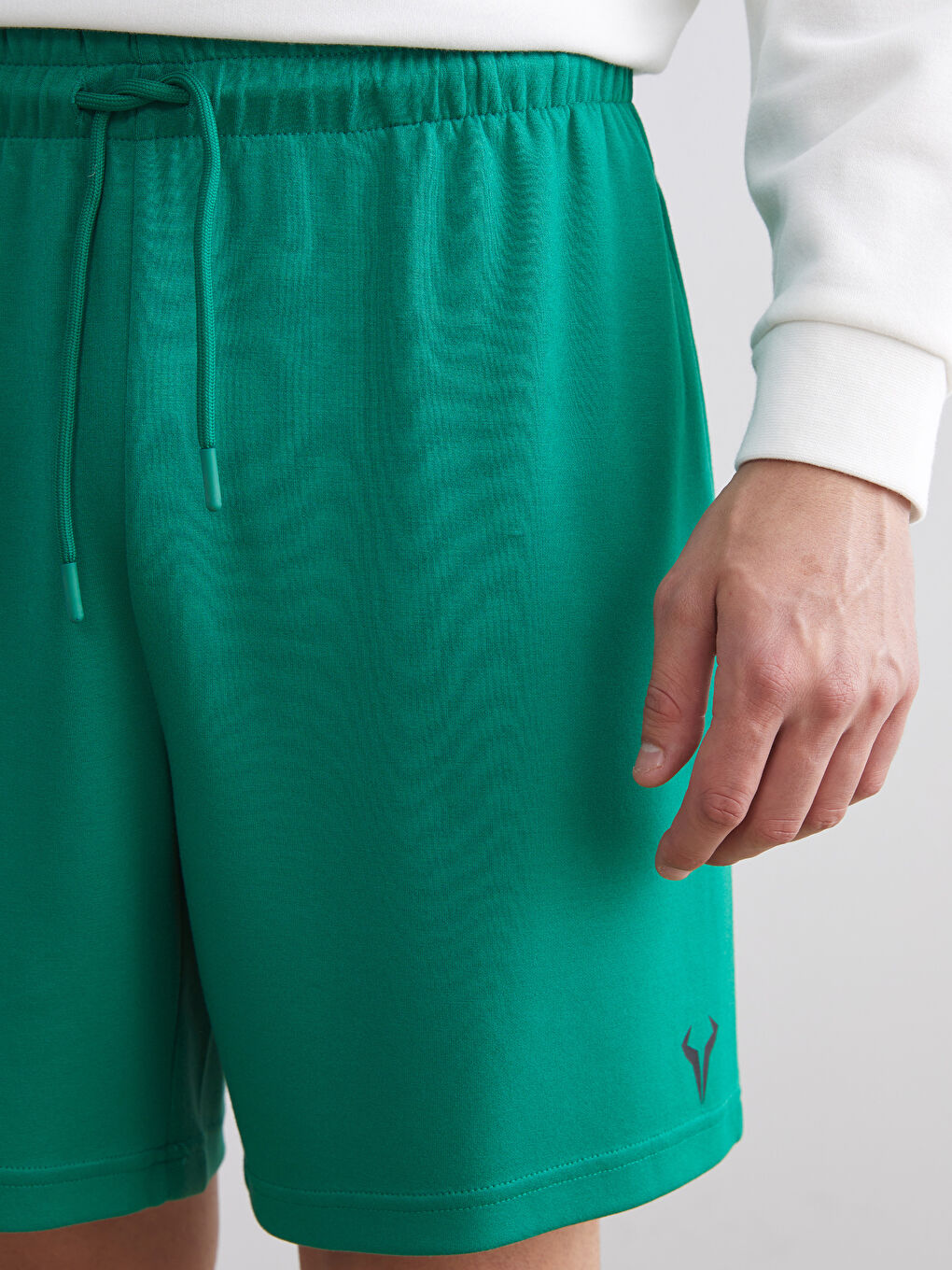 Yeşil Rahat Kalıp Erkek Spor Şort-2