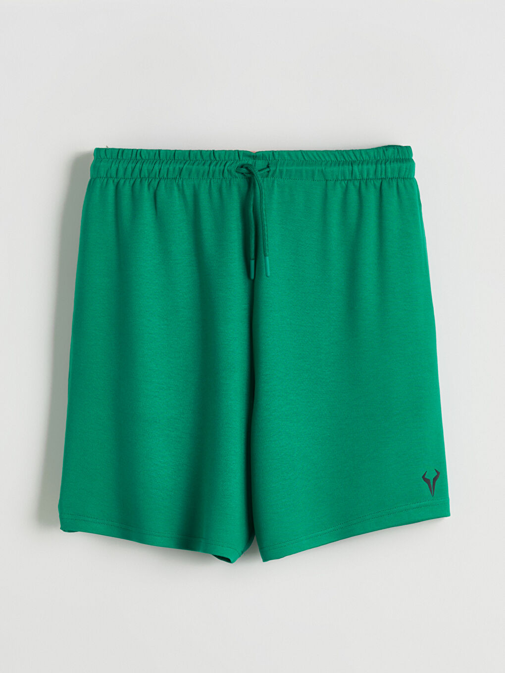 Yeşil Rahat Kalıp Erkek Spor Şort-4