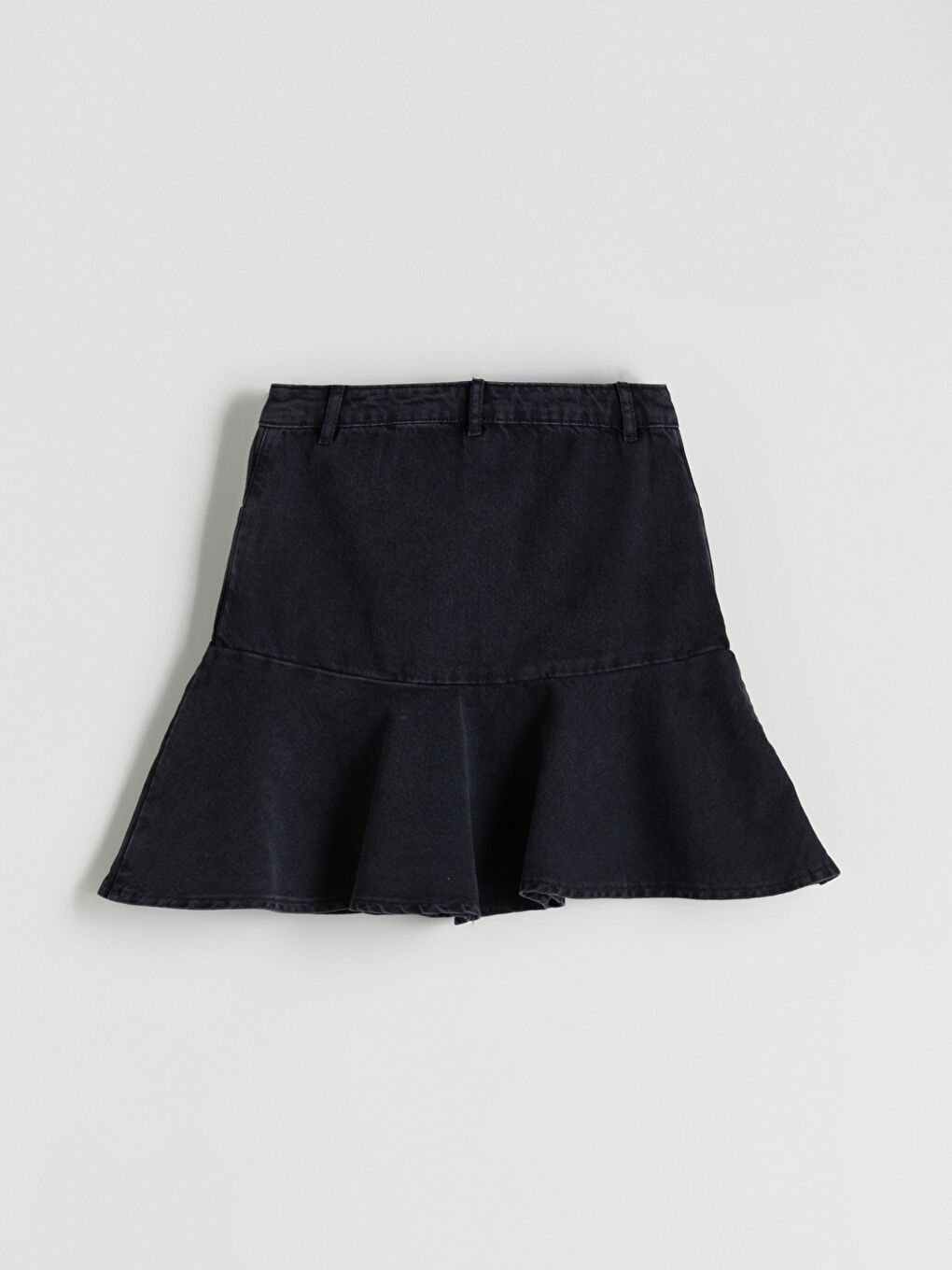 Siyah Taşlı Kız Çocuk Jean Etek-3