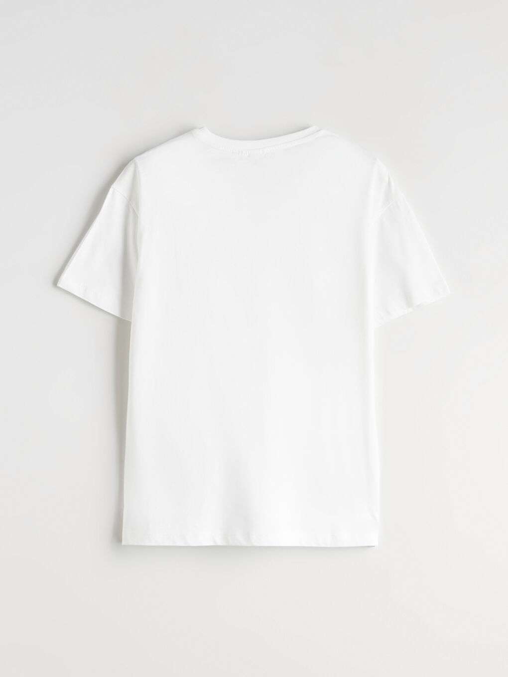 Ekru Bisiklet Yaka Superman Baskılı Kız Çocuk Tişört-2