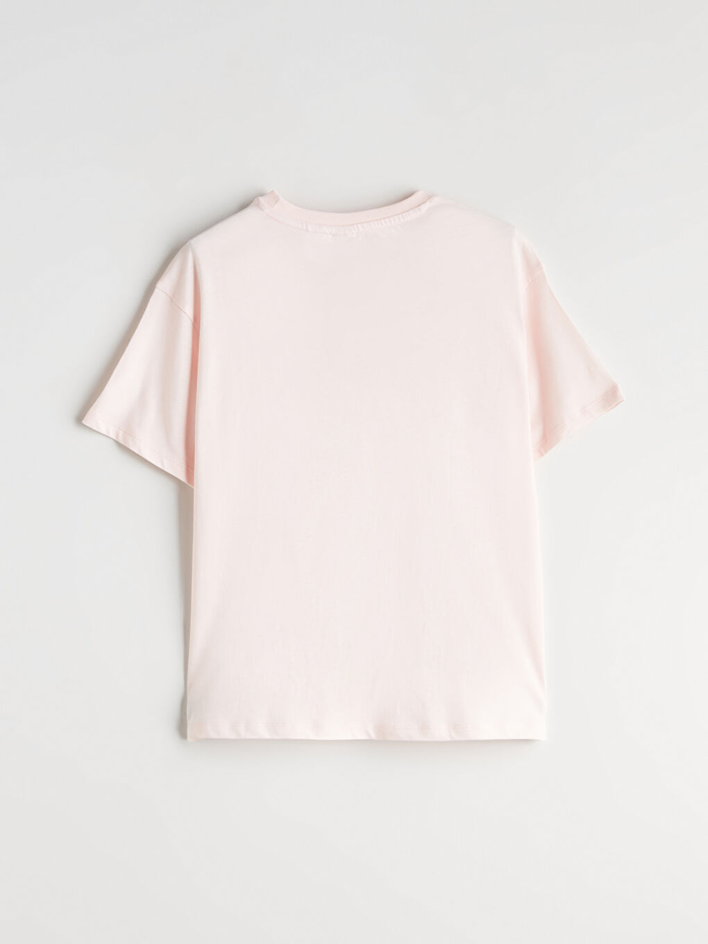 Pembe Bisiklet Yaka Kız Çocuk Tişört-2