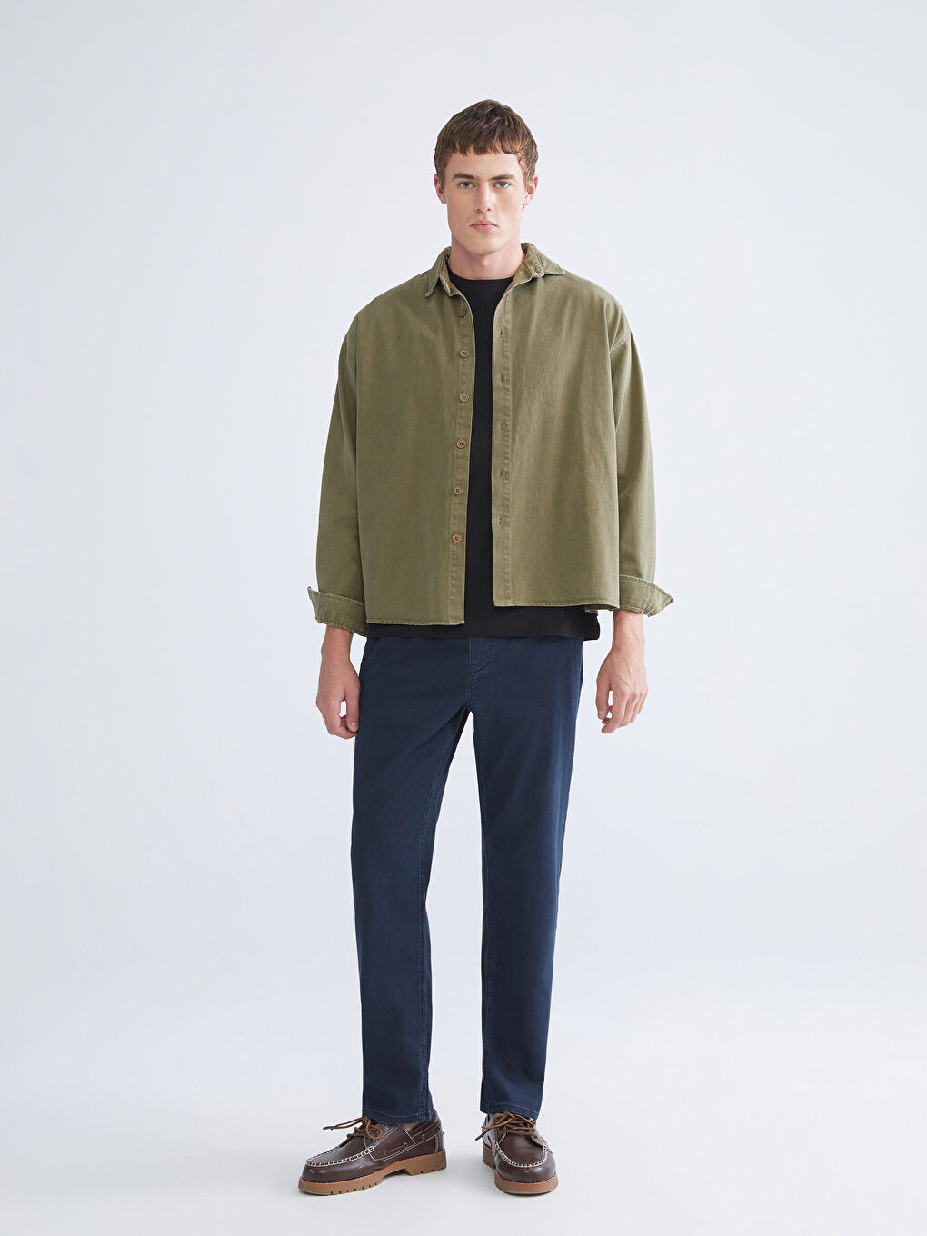 İndigo Rahat Kalıp Erkek Jean Pantolon