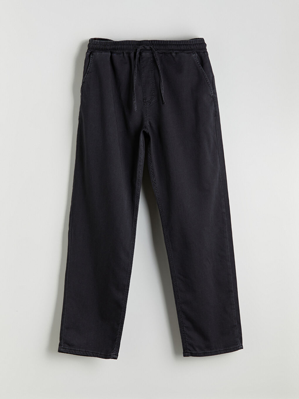 Antrasit Rahat Kalıp Erkek Jean Pantolon-4