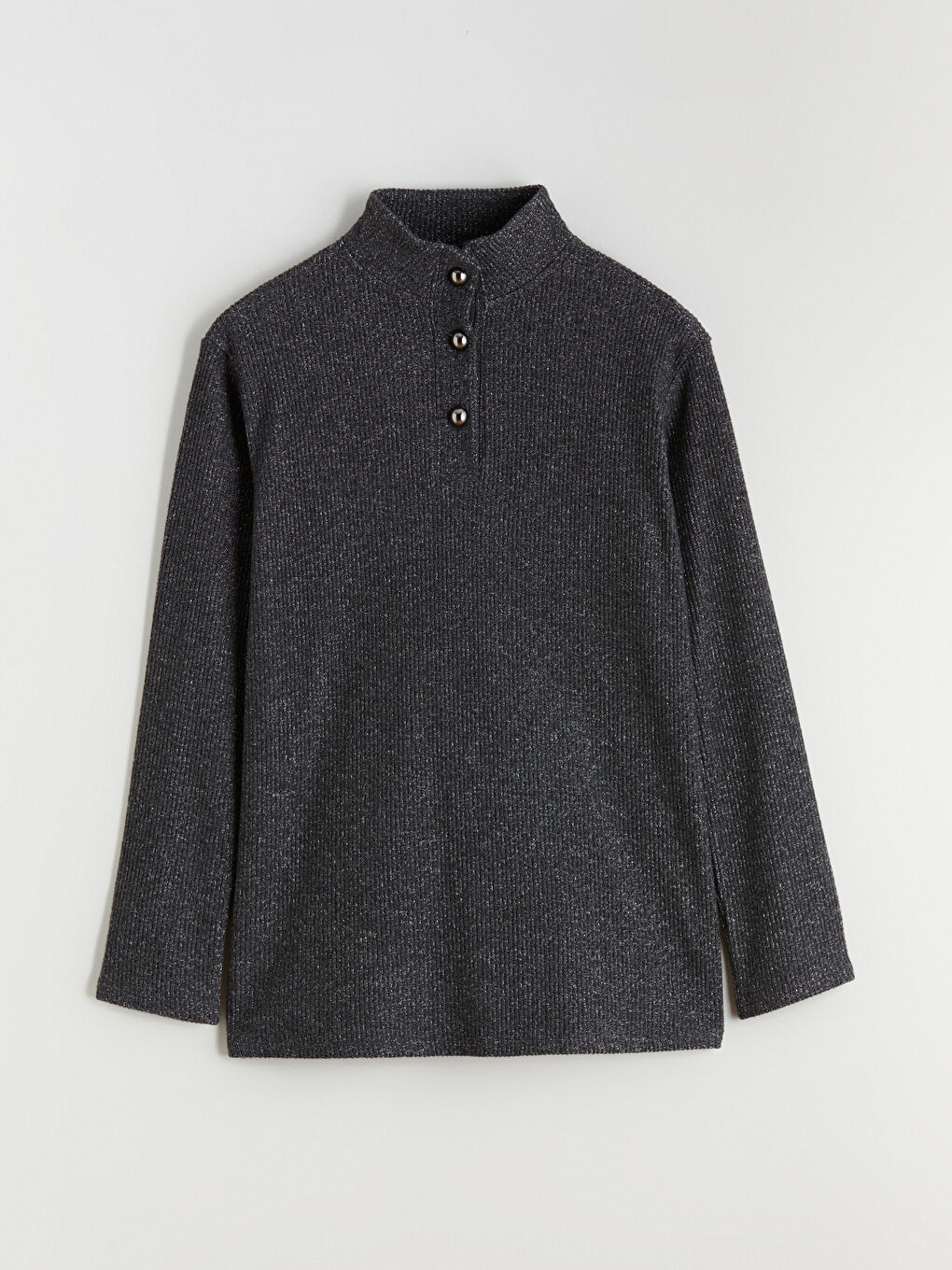 Frau ANTHRAZIT Bluse-4