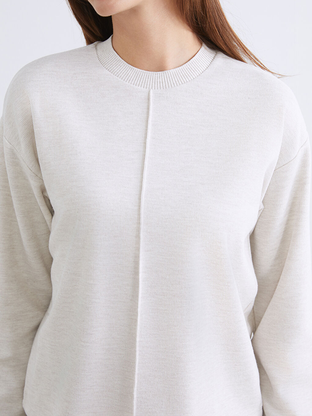 Crew Neck Women's Knitwear Sweater-2