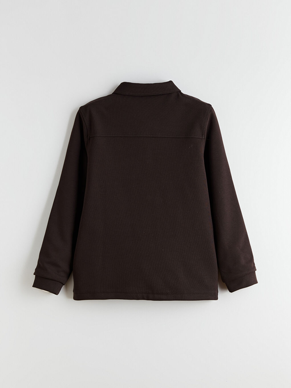 Kahverengi Gömlek Yaka Erkek Çocuk Ceket-3