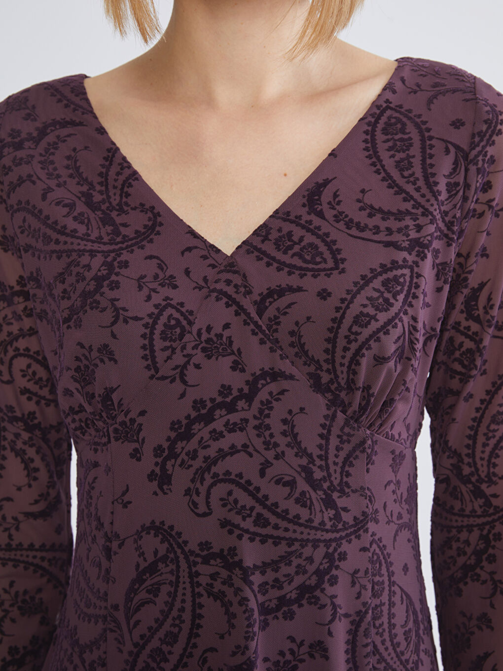 Әйелдер қою күлгін Көйлек-2