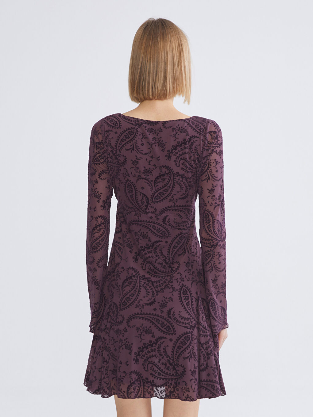 Әйелдер қою күлгін Көйлек-3