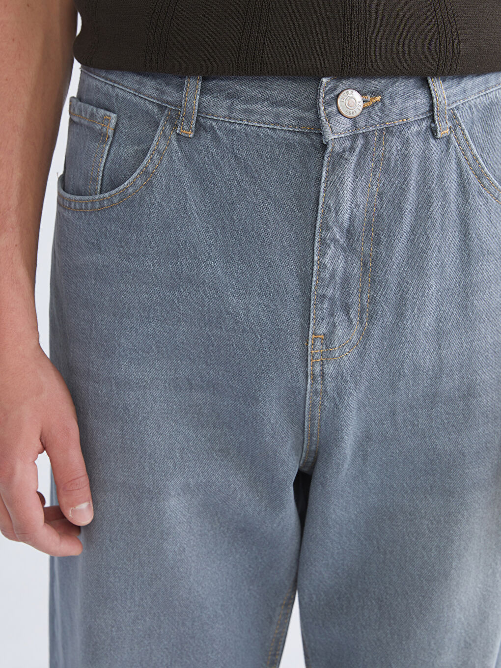 Джинсы мужские мешковатого кроя-2