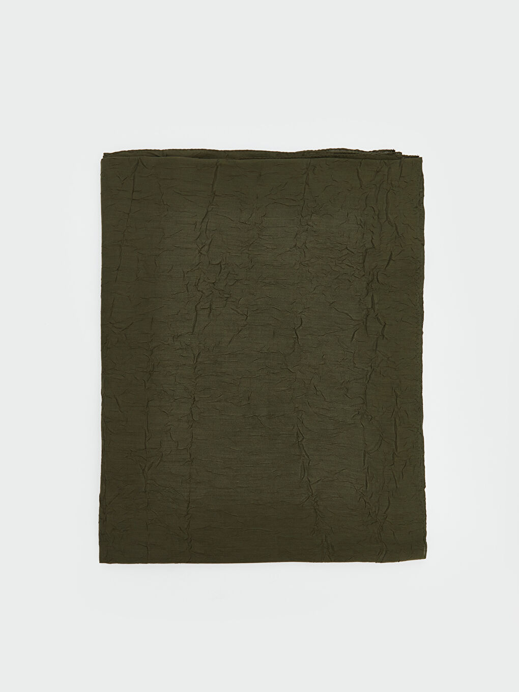 Haki Düz Vual Kadın Şal-1