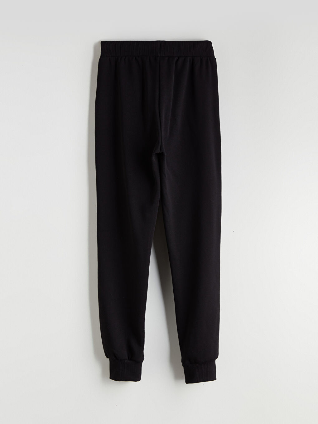 Siyah Beli Lastikli Kadın Jogger Eşofman Altı-6