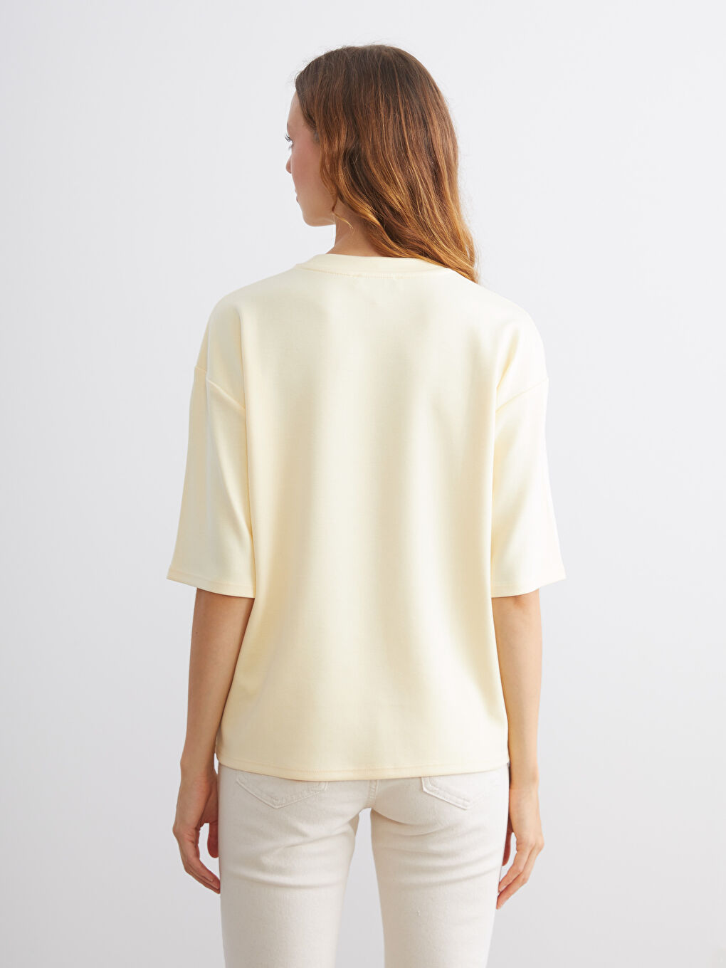 LCW Vision Crew Neck Women's T-Shirt -W5KP72Z8-FDS
