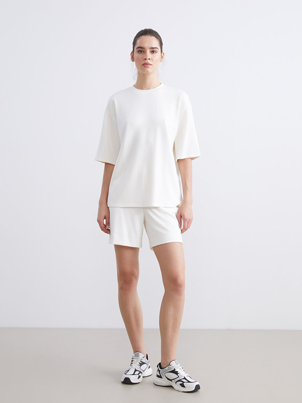 Crew Neck Women's T-Shirt-1