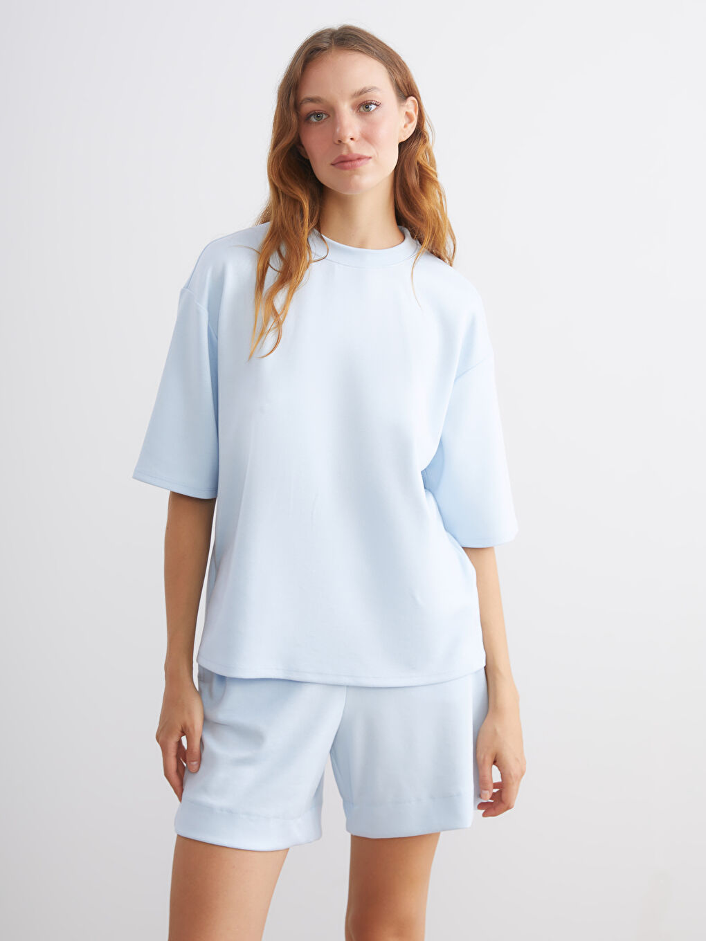LCW Vision Crew Neck Women's T-Shirt -W5KP72Z8-QWQ
