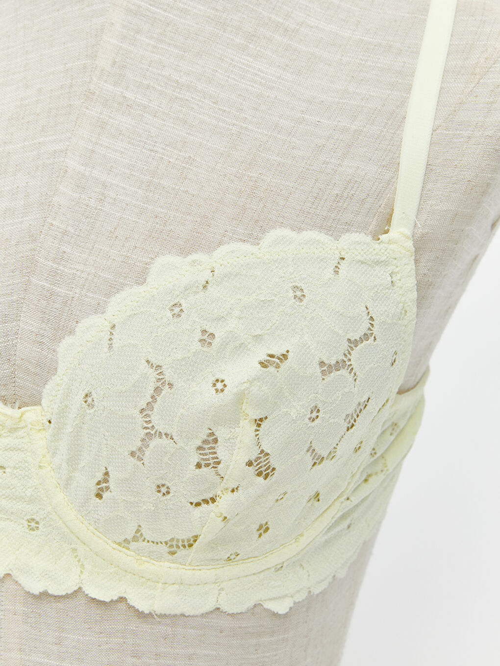 Wired Non-Padded Lace T-Shirt Bra-2