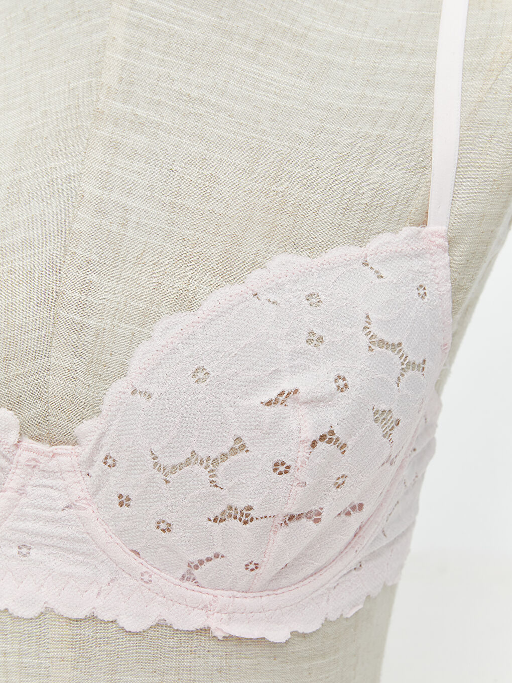 Wired Non-Padded Lace T-Shirt Bra-2